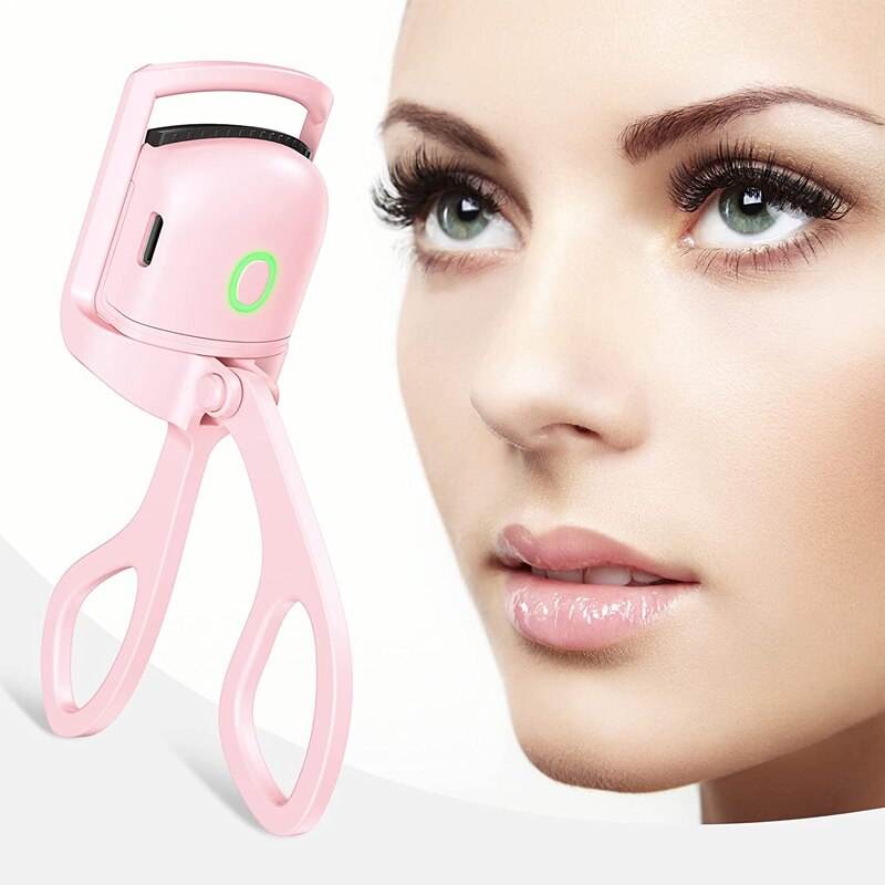 Smart Rechargeable Heated Eyelash Curler | 2 Temperature Modes & 10s Fast Heating | Long-Lasting Electric Lash Lift
