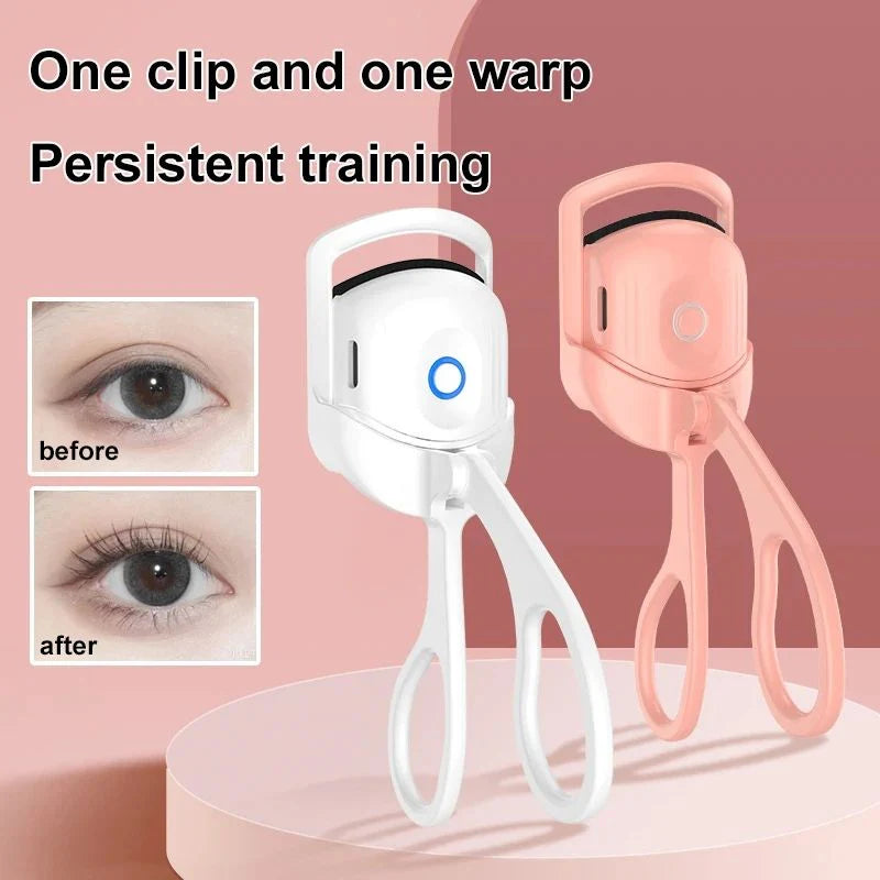 Smart Rechargeable Heated Eyelash Curler | 2 Temperature Modes & 10s Fast Heating | Long-Lasting Electric Lash Lift