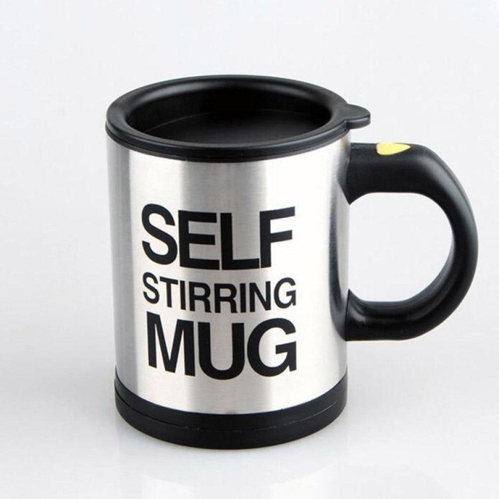 Automatic Self-Stirring Coffee Mug – 350ml Electric Stainless Steel Mixing Cup for Coffee, Tea & Hot Chocolate