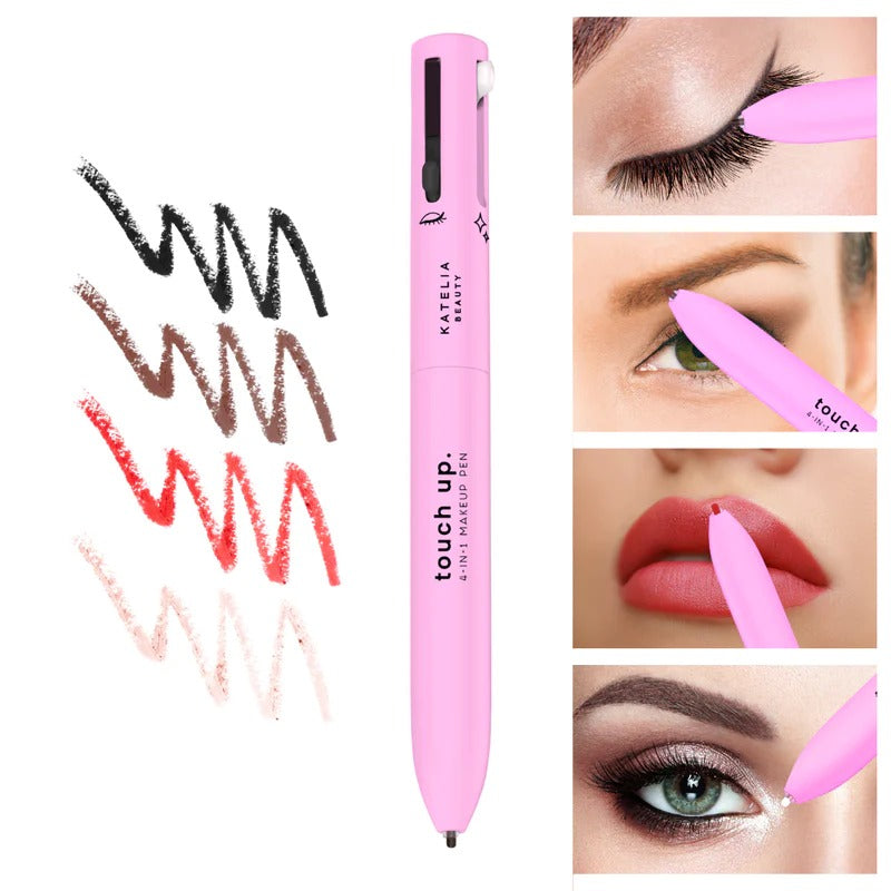 4-in-1 Makeup Pen - Eyeliner, Brow, Lip Liner & Highlighter