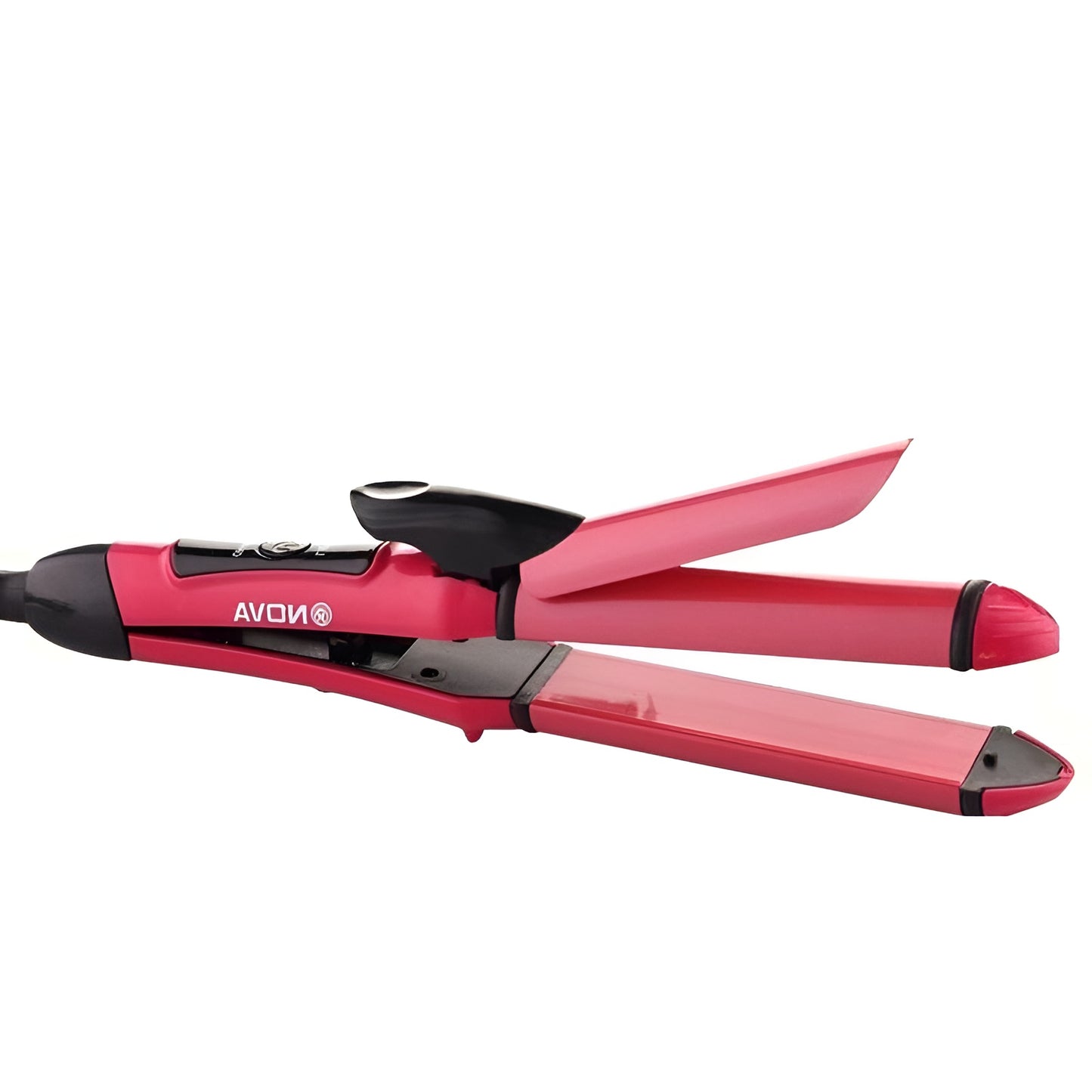 Nova 2-in-1 Hair Straightener & Curler NH-2009 - Ceramic Plates
