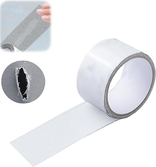 Mesh Roll Tape Window Screen Repair Patch | Keep Mosquitoes Out with Our Anti-Insect, Self-Adhesive Mesh Patch Tape - 2 meter